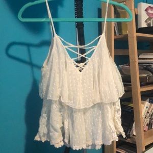 Free people lace tank